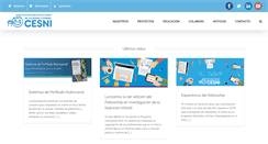 Desktop Screenshot of cesni.org.ar