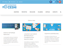 Tablet Screenshot of cesni.org.ar